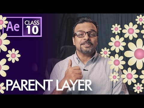 Parent layers in After Effects اردو हिंदी
