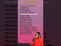 Diamonds lyrics - Rihanna #lyrics #rihanna #diamonds #trending