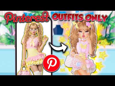 I Recreated *PINTEREST OUTFITS* For *EVERY THEME* in Dress to Impress! 😱