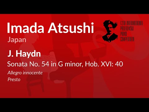 Imada Atsushi - J. Haydn - Sonata No. 54 in G minor, Hob. XVI: 40