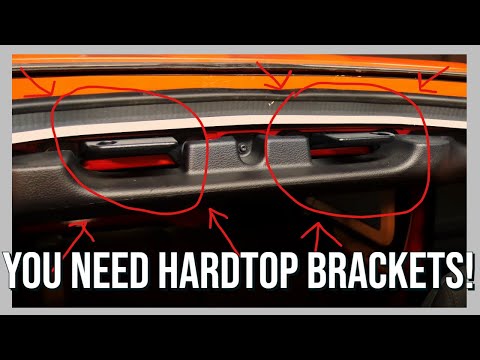 JL Jeep Wrangler - You're going to need these hardtop brackets!!!