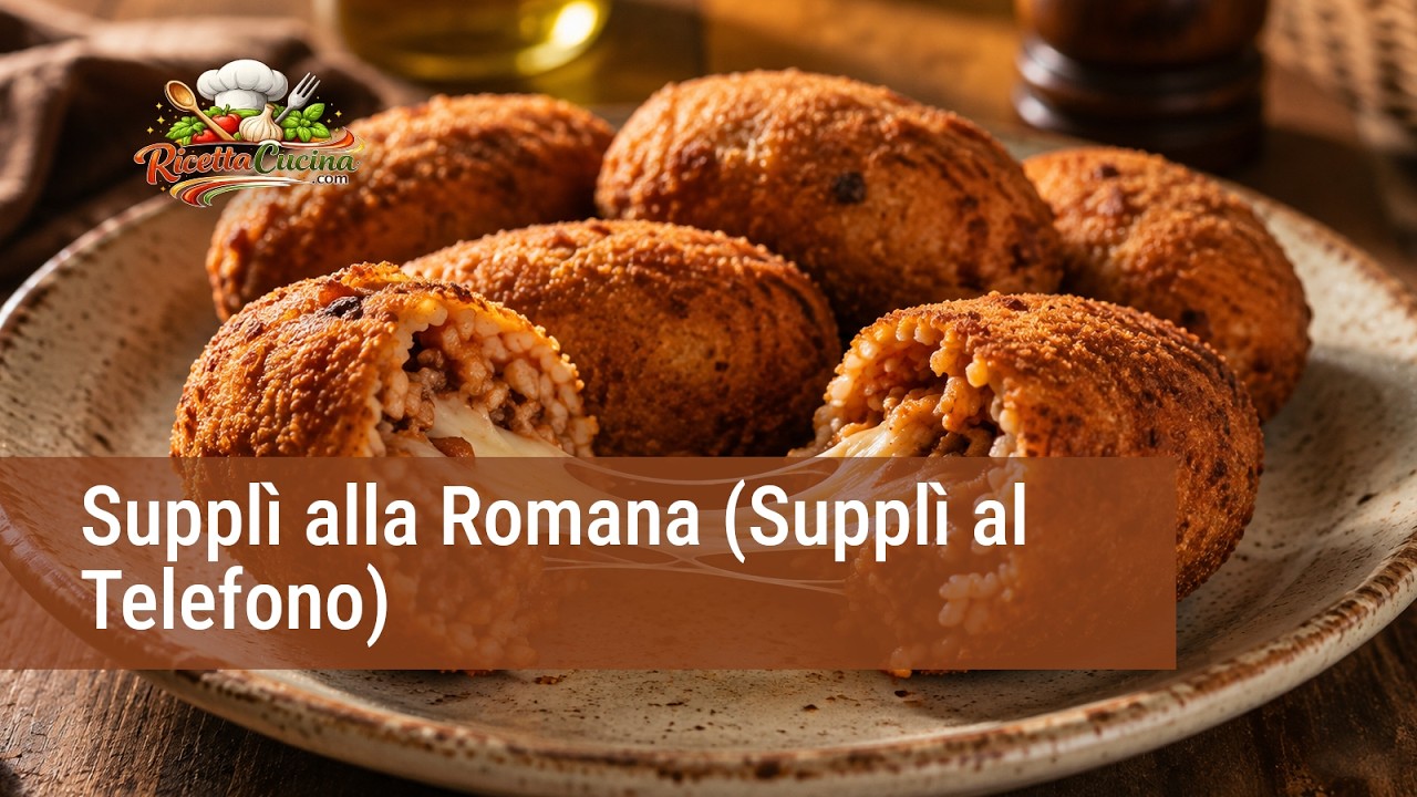 Anteprima video di Supplì alla Romana (Supplì al Telefono)