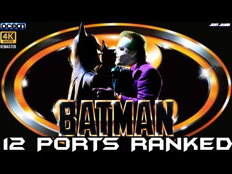 Which Version of Batman the Movie Did I Rank No. 1? (4k/60FPS) #batman1989 #retrogames #arcadegames