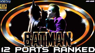 Which Version of Batman the Movie Did I Rank No. 1? (4k/60FPS) #batman1989 #retrogames #arcadegames