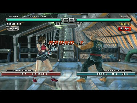 89_5 Asuka BK vs Heihachi Ryona - Tekken 5 Dark Resurrection PS3 HD 2022 ( Anakin x24 )