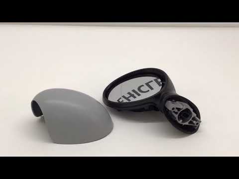 Fits Mini R56 2006-2014 Door Wing Mirror Electric Heated Primed Passenger Side video
