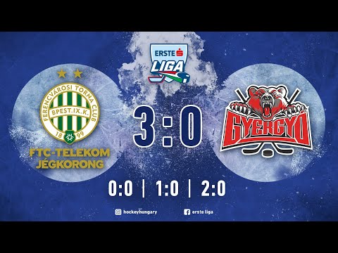 Összefoglaló EL 119 - FTC-TELEKOM - GYERGYÓI HOKI KLUB 3:0 20210107