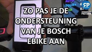 Bosch e-bike ondersteuning aanpassen met de Flow-app: zo doe je dat