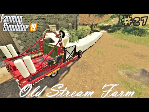 Silage Wrapping║Farming Simulator 19 Timelapse║Old Stream Farm║Episode #27