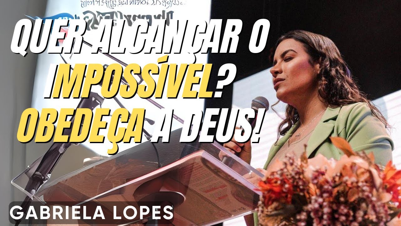 QUER ALCANÇAR O IMPOSSÍVEL? OBEDEÇA A DEUS! - Pregação Completa 2024