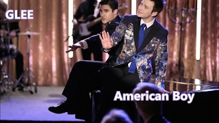 Glee-American Boy (Lyrics/Letra)