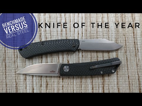 Knife of the Year Benchmade Proper versus Real Steel Luna 2019