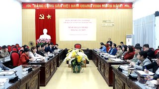 Chi bộ UBND phường Tam Điệp tổ chức sinh hoạt chi bộ phiên thường kỳ tháng 11 năm 2025