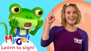 Learn Sign Language with Gecko's Garage! | Gecko on the Bus | MyGo! | ASL for Kids