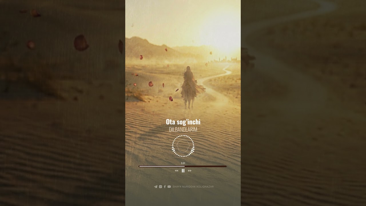 Ota sog‘inchi🎙 Shayx Nuriddin Xoliqnazar hazratlari