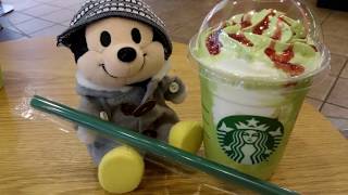 スタバでクリスマス気分ピスタチオクリスマスツリーフラペチーノ☆超可愛いスターバックスカードも購入したよ♪STARBUCKS・ドリンクレビュー