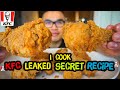 I Cooked KFC Leaked Secret Recipe DIY COPYCAT