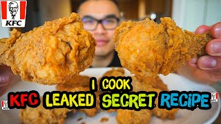 Download lagu I cooked KFC leaked Secret Recipe DIY COPYCAT... mp3
