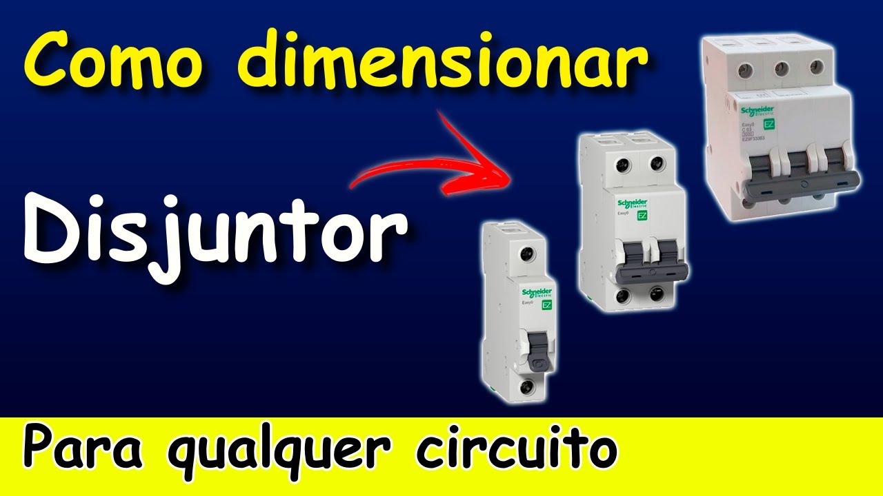 APRENDA a DIMENSIONAR DISJUNTOR para Qualquer Circuito Elétrico (Conceitos)