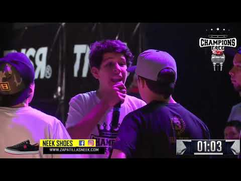 CHOQUE, GHOST & MCKOPATA vs TEOREMA, PEPEGRILLO & DROSE / CHAMPIONS FREE - NEEK SHOES