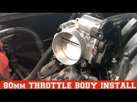 MMX 80mm throttle body install Dodge Challenger SXT