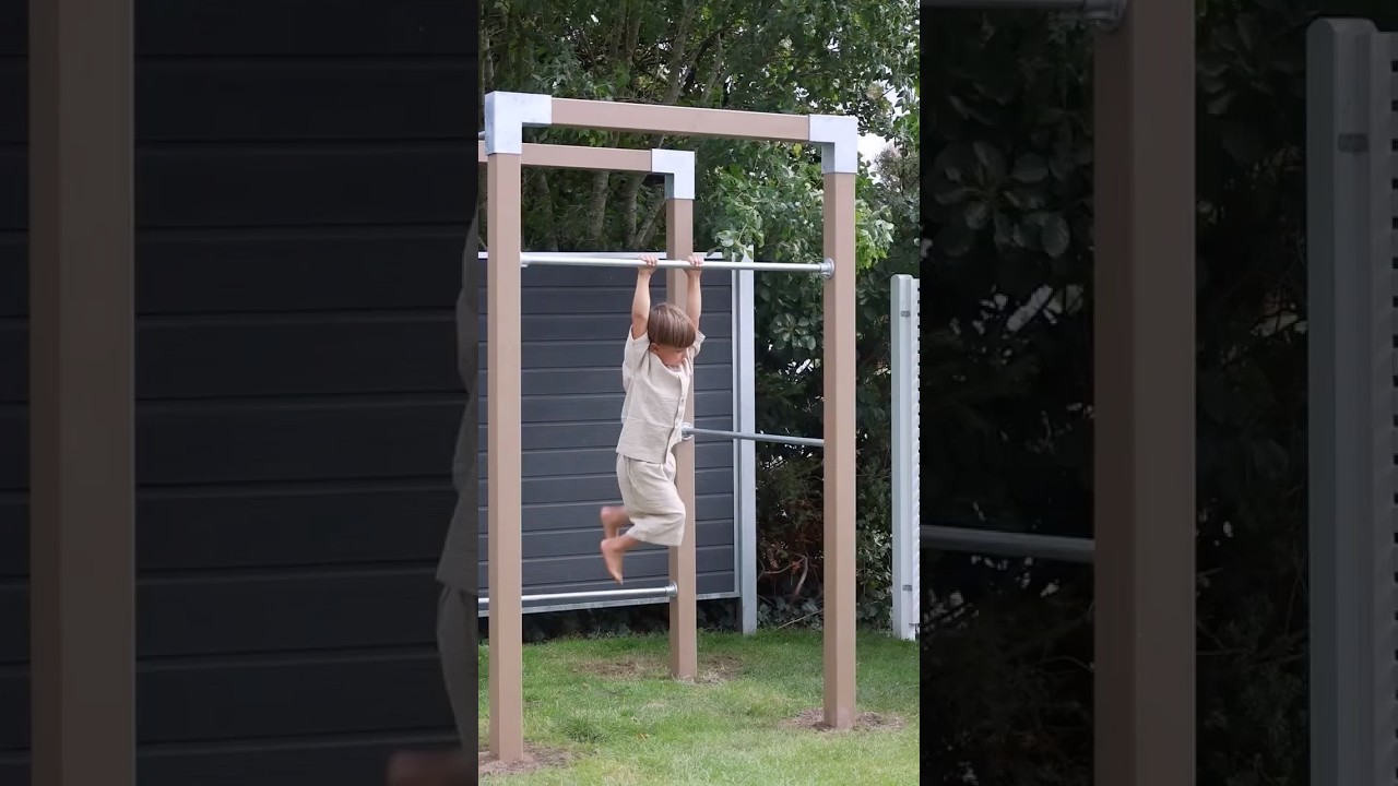 Outdoor fitness træningsstativ – model 1 – trykimprægneret – 179070-1 DETAIL89923
