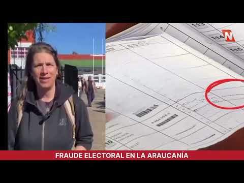 Fraude Electoral en La Araucanía: Carl David Pekkari Karlsson votó en Perquenco