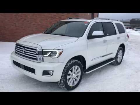 2019 Toyota Sequoia Platinum - review of features and full walk around