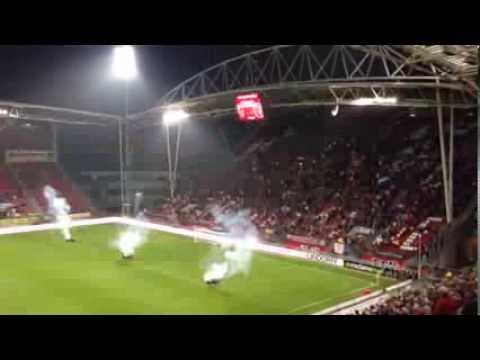 Sfeeraktie bij bekerwedstrijd FC Utrecht - FC Den Bosch