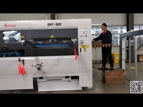 Yarı Otomatik Düz Kalıp Kesim ve Katlama Makinası #Xinyu #Diace