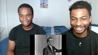 MY 22YR OLD LITTLE BROTHER FIRST TIME HEARING Elvis Presley - HoundDog REACTION! HE WAS IN DISBELIEF