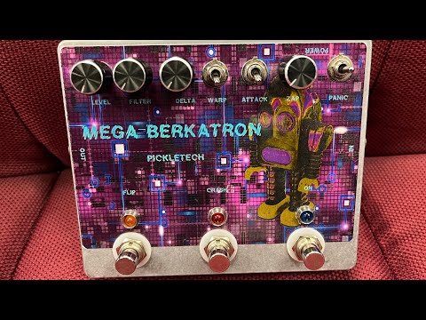 3/25/2024 Experiment Pickletech Mega Berkatron fuzz pedal + Agile Legacy 627 baritone guitar