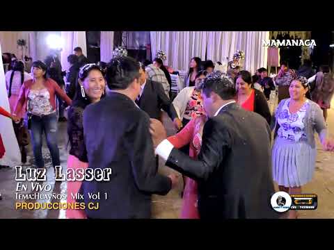 HUAYÑOS MIX VOL 1---LUZ LASSER EN VIVO 2022