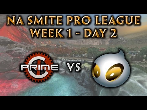 NA Smite Pro League Week 1, Day 2 - Cognitive Prime vs. Team Dignitas