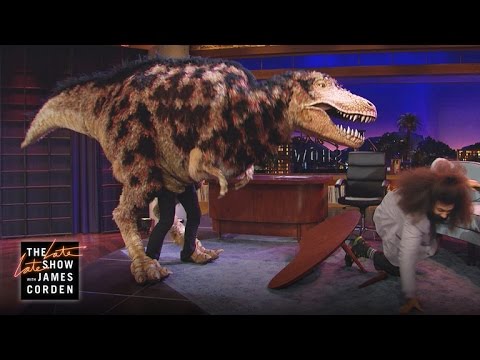 Dinosaur Tony Rexton Attacks Reggie Watts