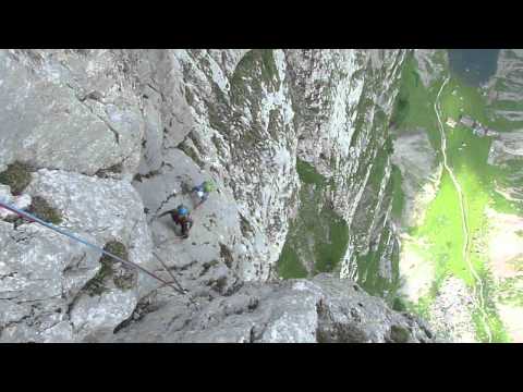 Alpsteinmarathon, die längste Kletterroute im Alpstein