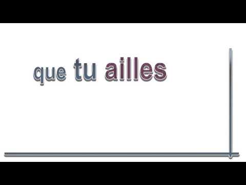 Verbe ALLER Subjonctif / Présent