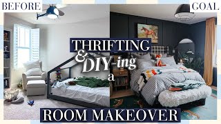 My first THRIFTED ROOM MAKEOVER! 🛌 EXTREME DIY Bedroom Transformation on a Budget! Part 1