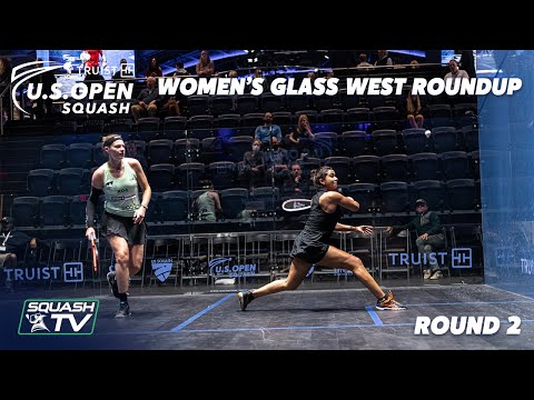 Squash: U.S. Open 2021 - Women's Glass West Roundup - Rd 2