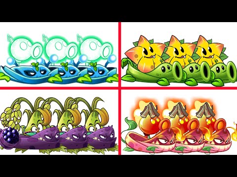 PvZ 2 4 Super Team Plants Vs Team Zombies Part 84 - Team So OP !!!