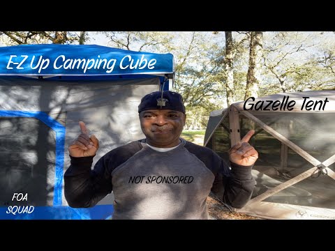 Living In A Minivan | Gazelle Tent Vs E-Z Up Camping Cube