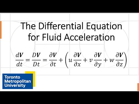 The Differential Equation for Fluid Acceleration