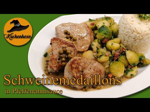 Schweinemedaillons in Pfefferrahmsauce   ( mag jeder ! )