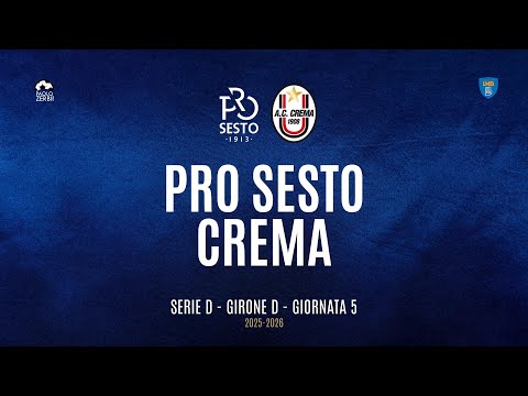 [HIGHLIGHTS] Serie D Group D 25/26 - | Matchday 5 | Pro Sesto vs. Crema