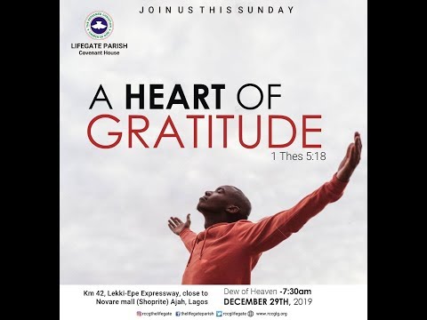 First Service || A Heart Of Gratitude || 29-12-2019