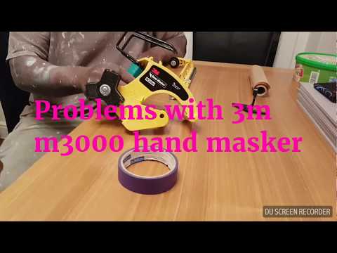 Prolems with 3m M3000 hand masker