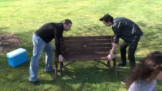 Rustic Convertible Garden Table (#14649) - Smart Living Company