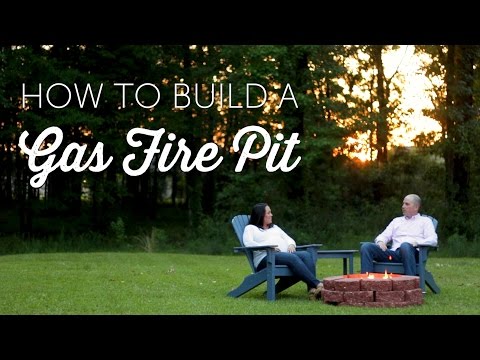 How to Build a Gas Fire Pit Video