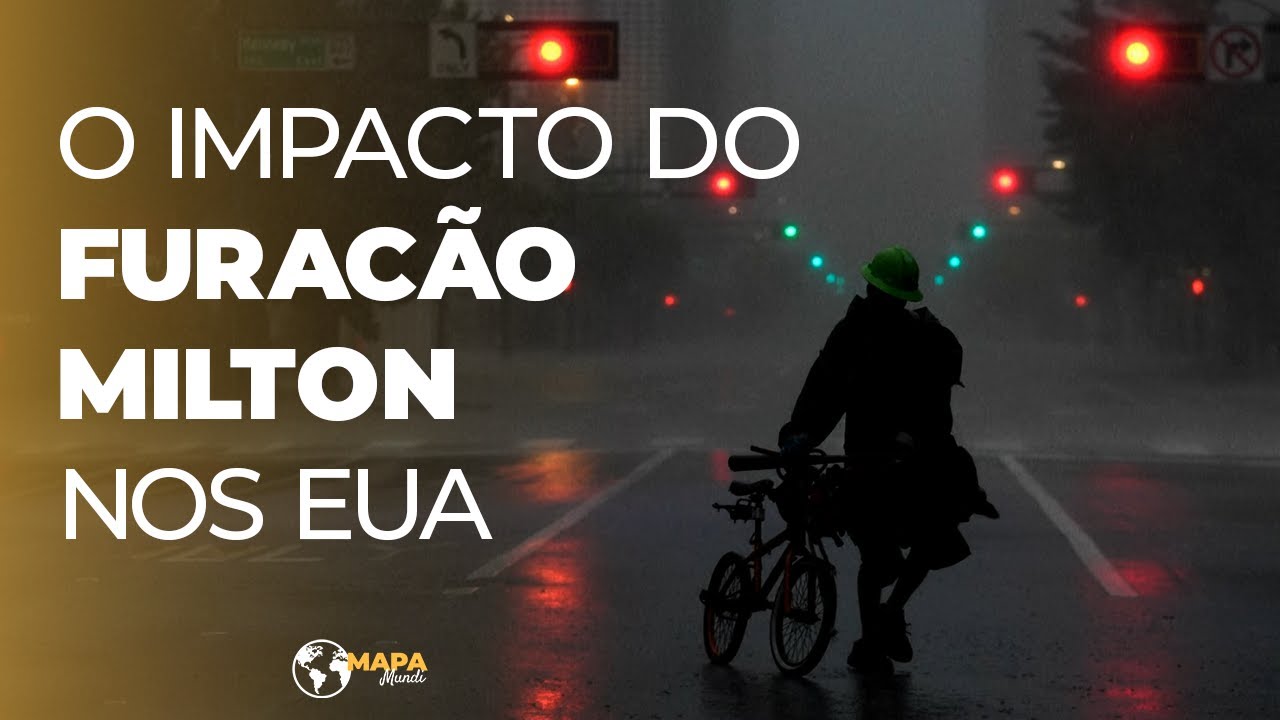 🌍Mapa Mundi: AO VIVO | Cenário de destruição e mortes: o impacto do Furacão Milton nos EUA