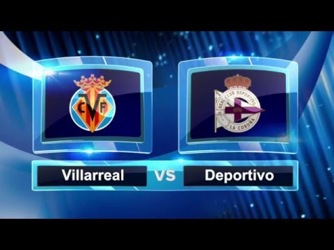 Villarreal CF 0 - 2 Deportivo La Coruña, Goles y Resumen, Liga BBVA 2016